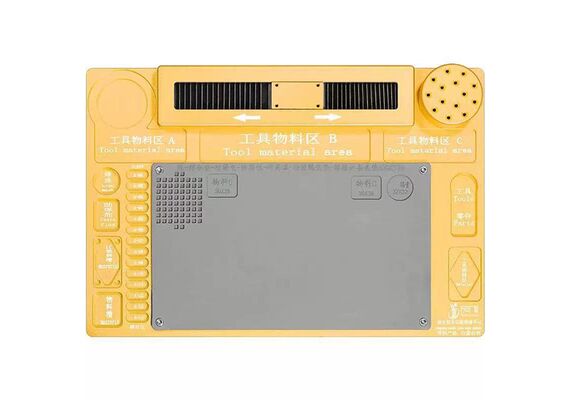 تصویر محصول پد فلزی میکروسکوپ با پایه متحرک برند WL, رنگ: طلائی  - فروشگاه فون پارتس