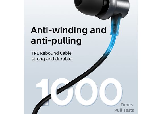 تصویر محصول هندزفری سیم دار جویروم مدل JR-EL115, رنگ: مشکی تصویر شماره 6 , - فروشگاه فون پارتس