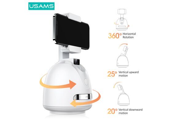 تصویر محصول نگهدارنده تلفن همراه یوسمز مدل ZB239 با ردیابی هوشمند چهره تصویر شماره 4 , - فروشگاه فون پارتس