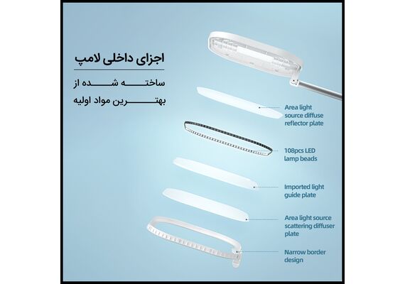 تصویر محصول چراغ حلقه LED چند منظوره ZB240 (با نگهدارنده تلفن همراه دوگانه) تصویر شماره 20 , - فروشگاه فون پارتس