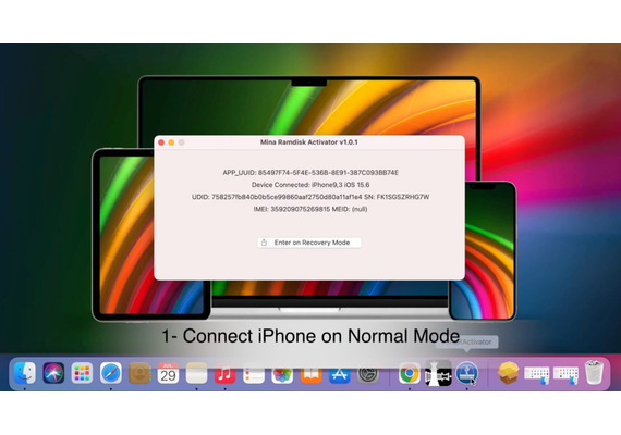 تصویر محصول بایپس ایکلود با آنتن - سرویس Mina Ramdisk, مدل دستگاه: iPad  - فروشگاه فون پارتس
