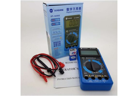 تصویر محصول مولتی متر سانشاین مدل DT-9205E تصویر شماره 2 , - فروشگاه فون پارتس
