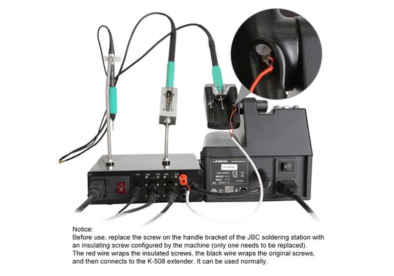 تصویر محصول افزونه هویه استیشن KAISI K-508 همراه با دسته 210 و 245 تصویر شماره 5 , - فروشگاه فون پارتس