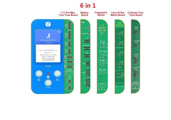 تصویر محصول پروگرامر 6 کاره JC مدل V1S به همراه 6 ماژول  - فروشگاه فون پارتس