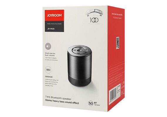 تصویر محصول اسپیکر مینی بلوتوث جوی روم مدل JR-M09, رنگ: سبز تصویر شماره 2 , - فروشگاه فون پارتس