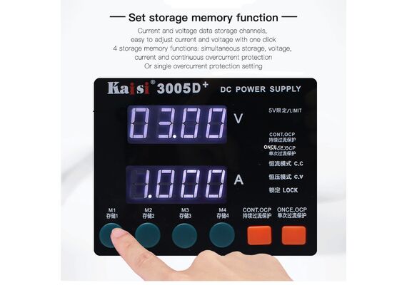 تصویر محصول منبع تغذیه کایزی مدل 3005D پلاس تصویر شماره 4 , - فروشگاه فون پارتس