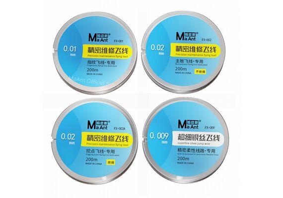 تصویر محصول سیم جامپر مسی لعاب دار MaAnt, میزان ضخامت: 0.02 میلی متر  - فروشگاه فون پارتس