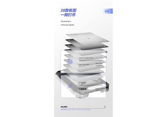 تصویر محصول مجموعه شابلون مگنتی میجینگ 8 در 1 مدل Z21 تصویر شماره 3 , - فروشگاه فون پارتس