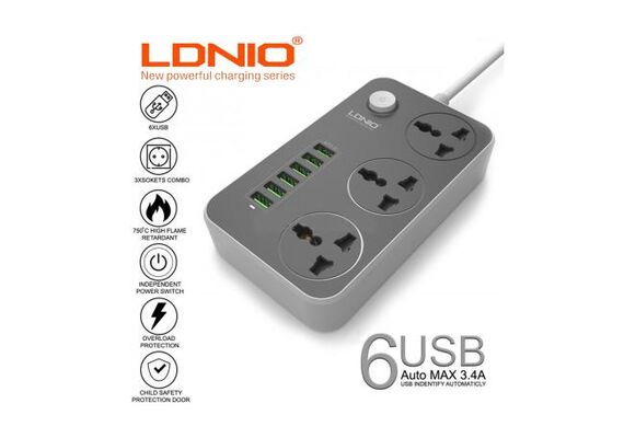 تصویر محصول محافظ ولتاژ و شارژر و چندراهی برق پی زد ایکس مدل BKL-22 تصویر شماره 4 , - فروشگاه فون پارتس