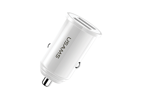 تصویر محصول شارژر فندکی یوسمز مدل CC055, رنگ: سفید  - فروشگاه فون پارتس