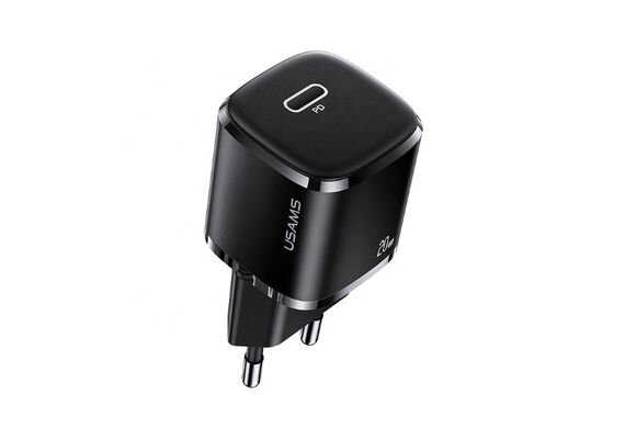 تصویر محصول شارژر برقی یوسمز 20 وات مدل T36, رنگ: مشکی  - فروشگاه فون پارتس