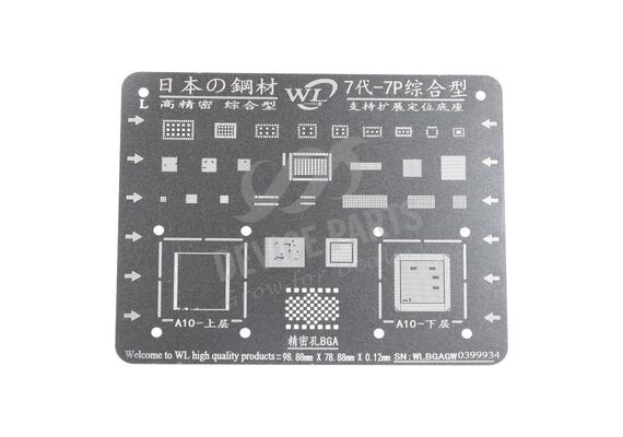 تصویر محصول شابلون WL مدل iPhone 7/7P CPU & IC  - فروشگاه فون پارتس