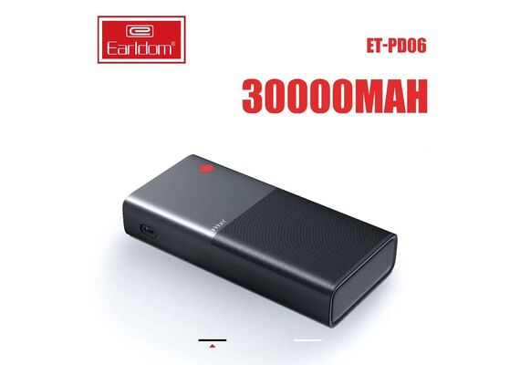 تصویر محصول شارژ همراه ارلدام مدل ET-PD06, رنگ: سفید تصویر شماره 3 , - فروشگاه فون پارتس