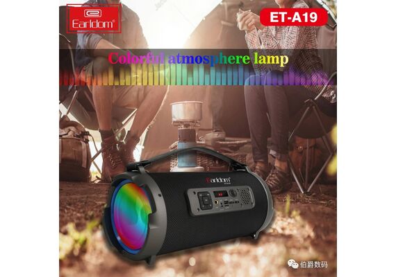 تصویر محصول اسپیکر بلوتوث ارلدام مدل ET-A19 تصویر شماره 3 , - فروشگاه فون پارتس