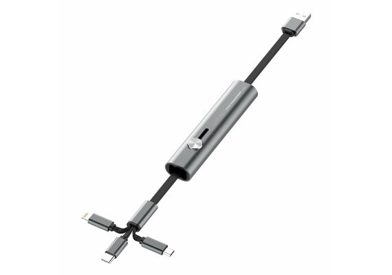 تصویر محصول کابل تبدیل USB به USB-C/ microUSB / لایتنینگ الدینیو مدل LC99 تصویر شماره 3 , - فروشگاه فون پارتس