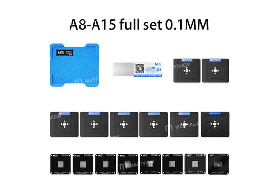 تصویر محصول مجموعه شابلون مگنتی سی پی یو ماانت مخصوص اپل A8 الی A18 پرو  - فروشگاه فون پارتس